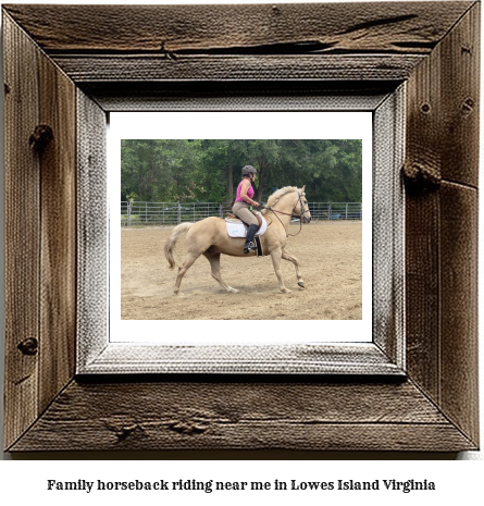 family horseback riding near me in Lowes Island, Virginia